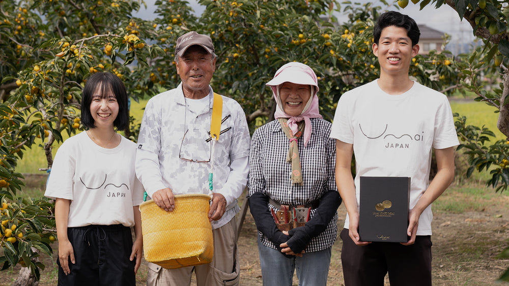 One of the youngest persimmon producers in Japan